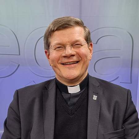 Freiburgs Erzbischof Stephan Burger im Gespräch